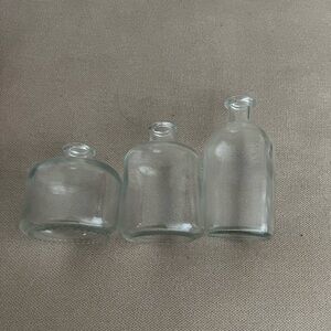Target Clear Glass Decorative Bottles Set